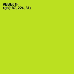 #BBE01F - Inch Worm Color Image