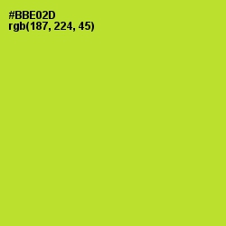 #BBE02D - Green Yellow Color Image