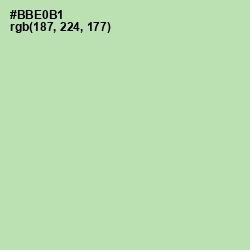 #BBE0B1 - Celadon Color Image