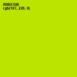 #BBE500 - Inch Worm Color Image