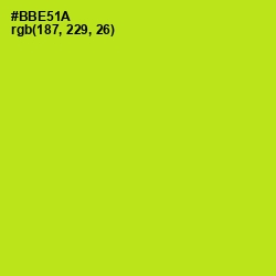#BBE51A - Inch Worm Color Image