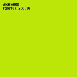 #BBE608 - Inch Worm Color Image