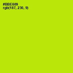 #BBE609 - Inch Worm Color Image