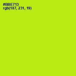 #BBE713 - Inch Worm Color Image