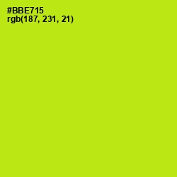 #BBE715 - Inch Worm Color Image