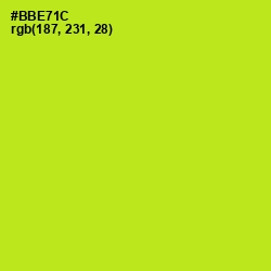 #BBE71C - Inch Worm Color Image