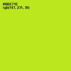 #BBE71E - Inch Worm Color Image