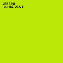 #BBE806 - Inch Worm Color Image