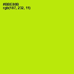 #BBE80B - Inch Worm Color Image