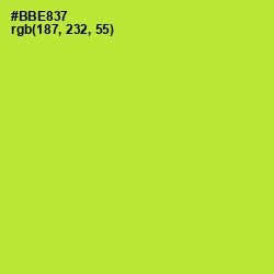 #BBE837 - Green Yellow Color Image