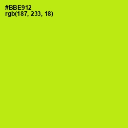 #BBE912 - Inch Worm Color Image