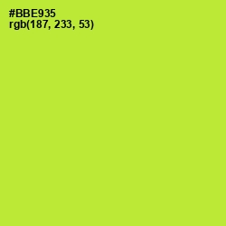 #BBE935 - Green Yellow Color Image