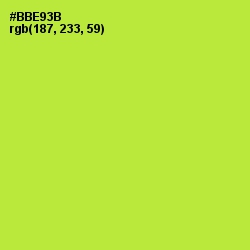 #BBE93B - Green Yellow Color Image