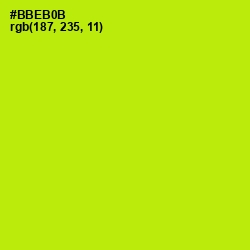 #BBEB0B - Inch Worm Color Image