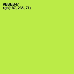 #BBEB47 - Conifer Color Image