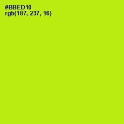 #BBED10 - Inch Worm Color Image