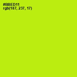 #BBED11 - Inch Worm Color Image