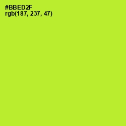 #BBED2F - Green Yellow Color Image