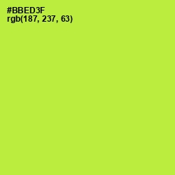 #BBED3F - Green Yellow Color Image