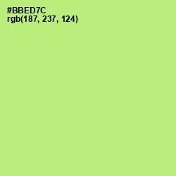 #BBED7C - Wild Willow Color Image