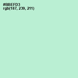 #BBEFD3 - Cruise Color Image