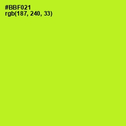 #BBF021 - Green Yellow Color Image