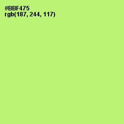 #BBF475 - Conifer Color Image