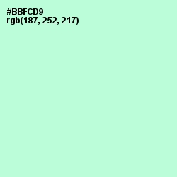 #BBFCD9 - Cruise Color Image
