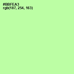 #BBFEA3 - Madang Color Image