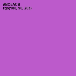 #BC5ACB - Amethyst Color Image