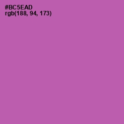 #BC5EAD - Wisteria Color Image