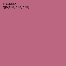 #BC6682 - Turkish Rose Color Image