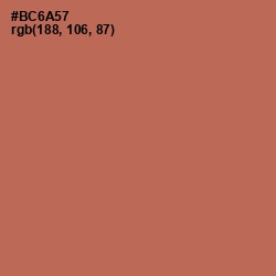 #BC6A57 - Santa Fe Color Image