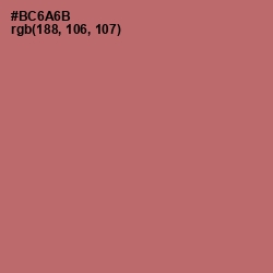 #BC6A6B - Coral Tree Color Image