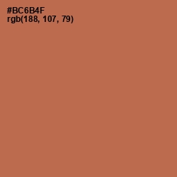 #BC6B4F - Santa Fe Color Image