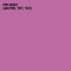 #BC6BA2 - Turkish Rose Color Image