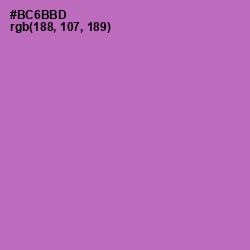 #BC6BBD - Wisteria Color Image