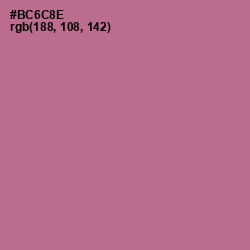 #BC6C8E - Turkish Rose Color Image