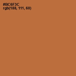 #BC6F3C - Copper Color Image