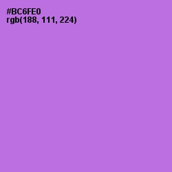 #BC6FE0 - Lavender Color Image