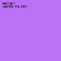 #BC70F7 - Lavender Color Image