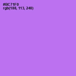 #BC71F0 - Lavender Color Image