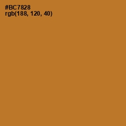 #BC7828 - Copper Color Image