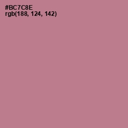 #BC7C8E - Turkish Rose Color Image