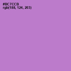 #BC7CCB - Lavender Color Image