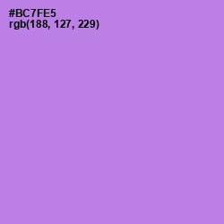 #BC7FE5 - Lavender Color Image