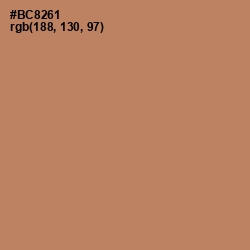 #BC8261 - Teak Color Image