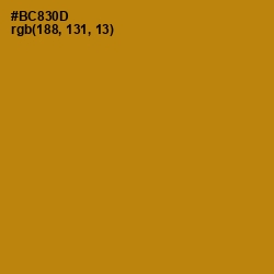 #BC830D - Hot Toddy Color Image