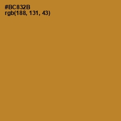 #BC832B - Marigold Color Image