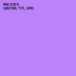 #BC83F9 - Dull Lavender Color Image